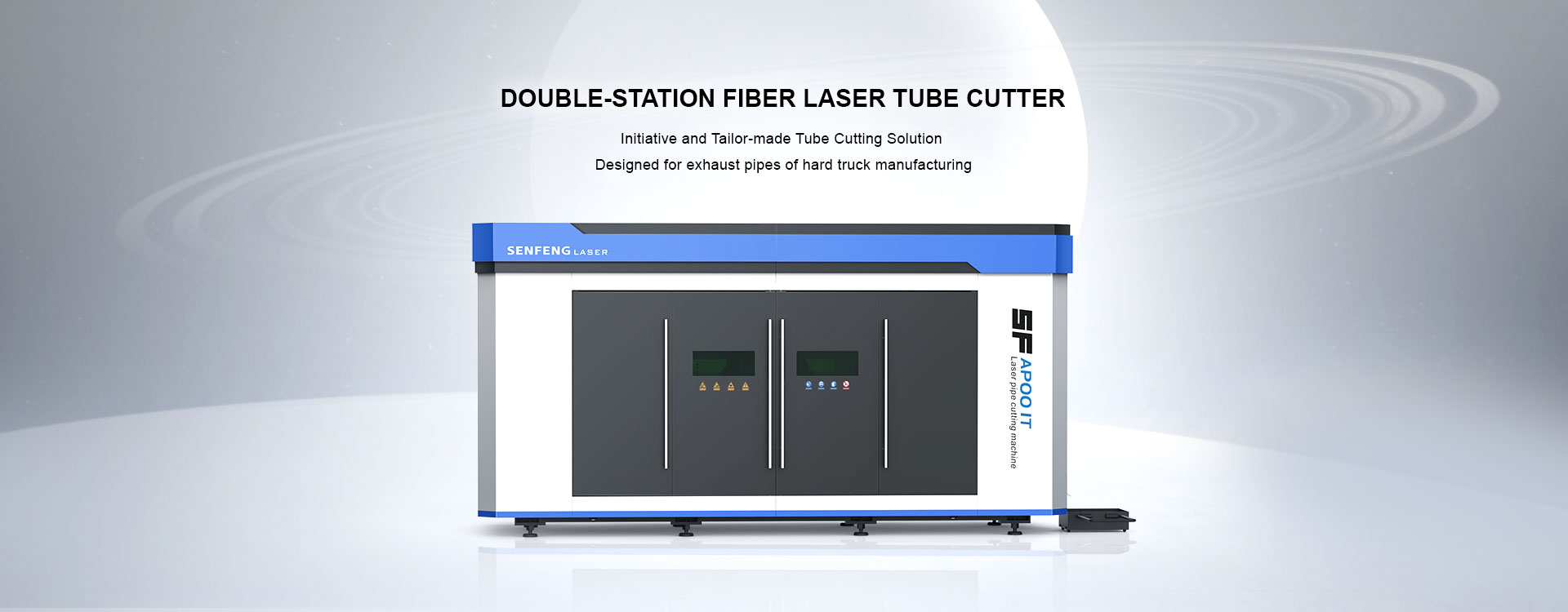 더블 스테이션 파이버 레이저 튜브 커터